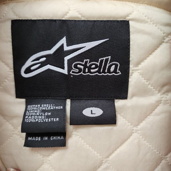 Alpinestars Stella Leather Armoured Motorcycle Jacket - Womens - Picture 8 of 10